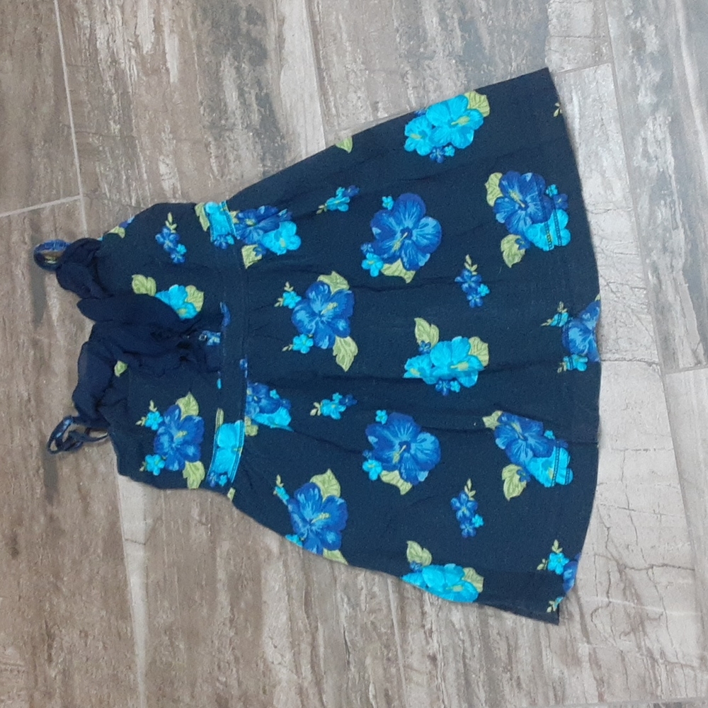 Cherokee size large Blue flowered dress